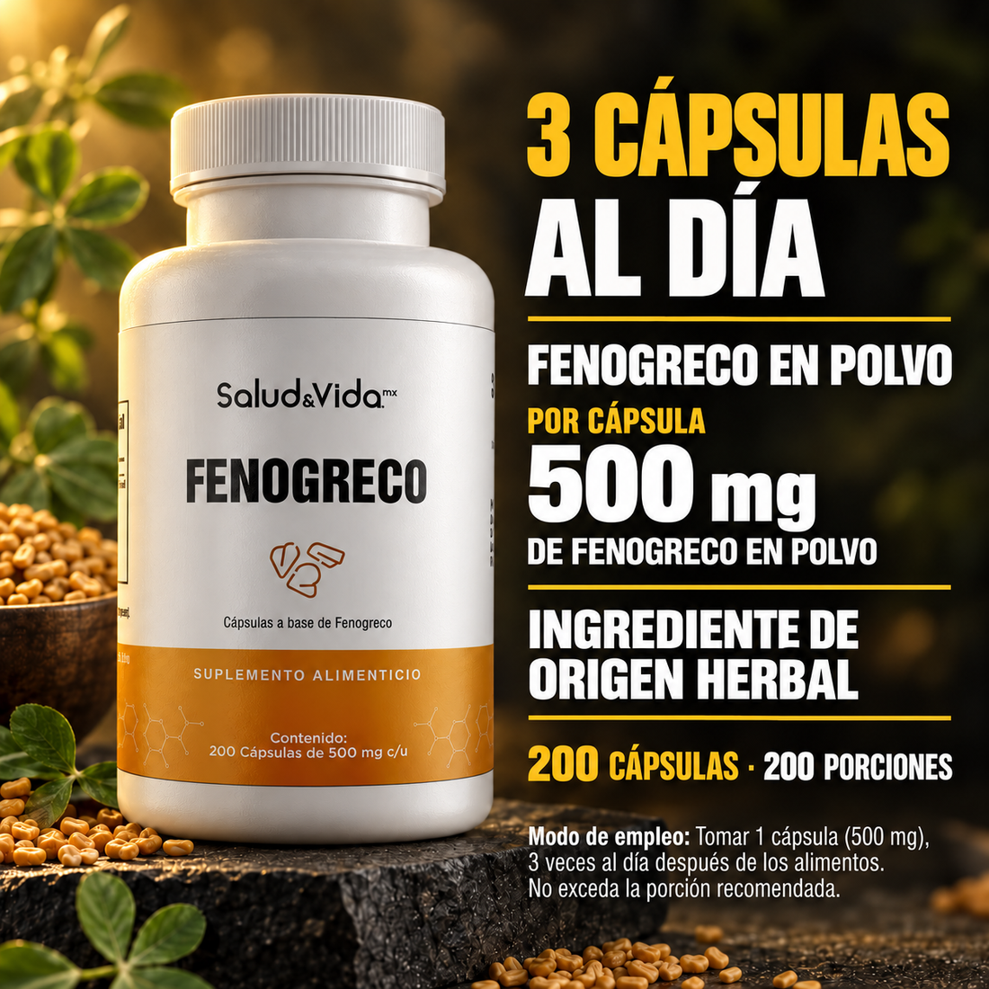Fenogreco 500mg