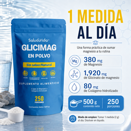 Glicinato de Magnesio en Polvo