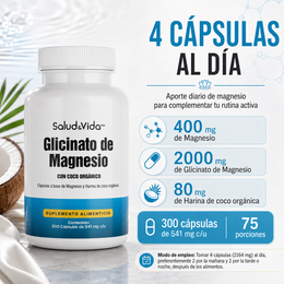Glicinato de Magnesio 2000mg