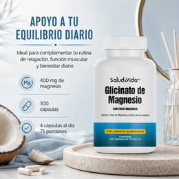 Glicinato de Magnesio 2000mg