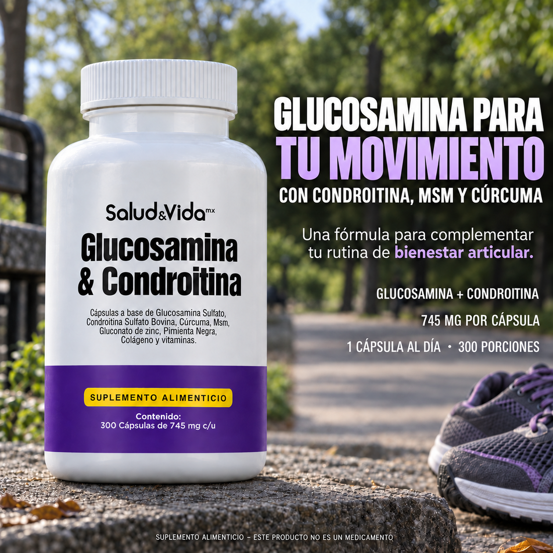 Glucosamina & Condroitina en Cápsulas