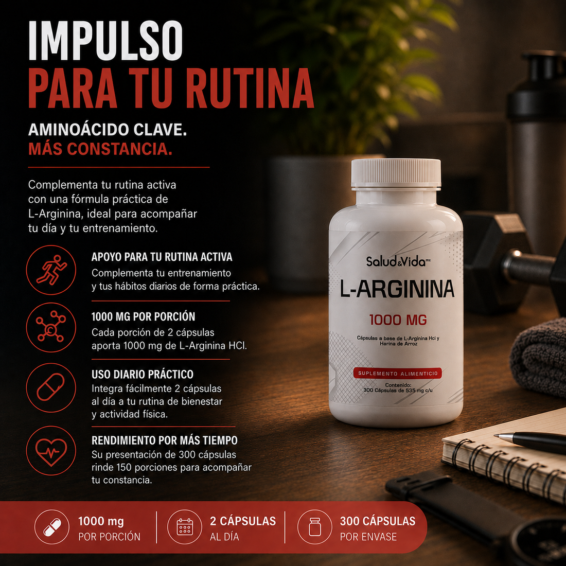 L-Arginina HCI 1000mg