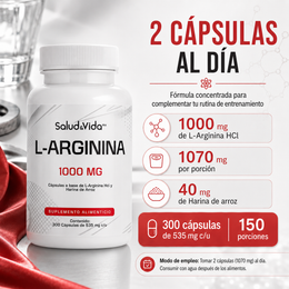 L-Arginina HCl 1000mg