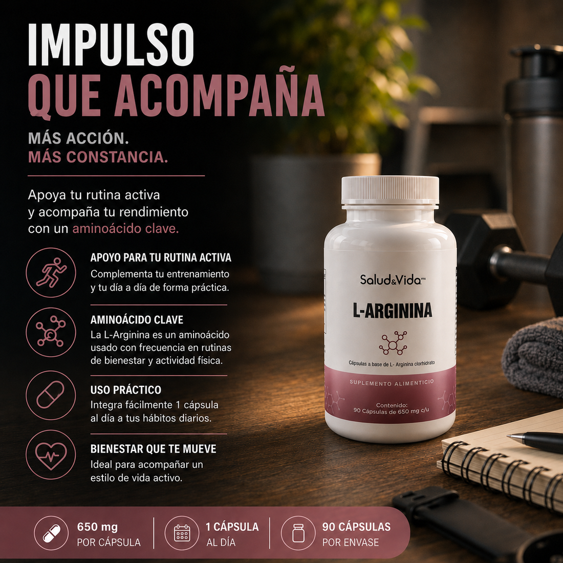 L-Arginina 621mg