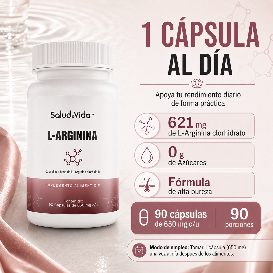 L-Arginina 621mg