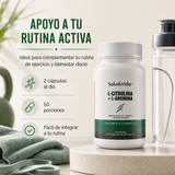 L-Citrulina con L-Arginina 950mg por porción (2 cápsulas)