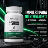 L-Citrulina con L-Arginina 950mg por porción (2 cápsulas)