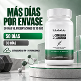 L-Citrulina con L-Arginina 950mg por porción (2 cápsulas)