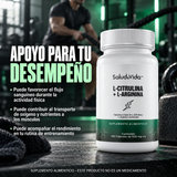 L-Citrulina con L-Arginina 950mg por porción (2 cápsulas)