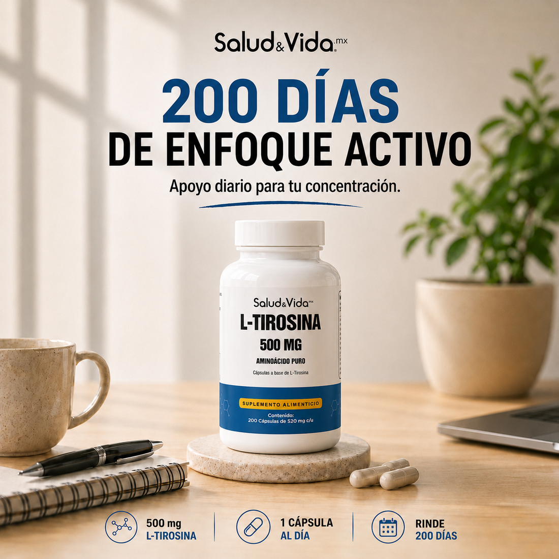 L-Tirosina 500mg