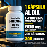 L-Tirosina 500mg