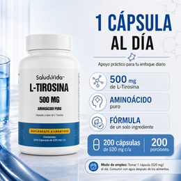 L-Tirosina 500mg