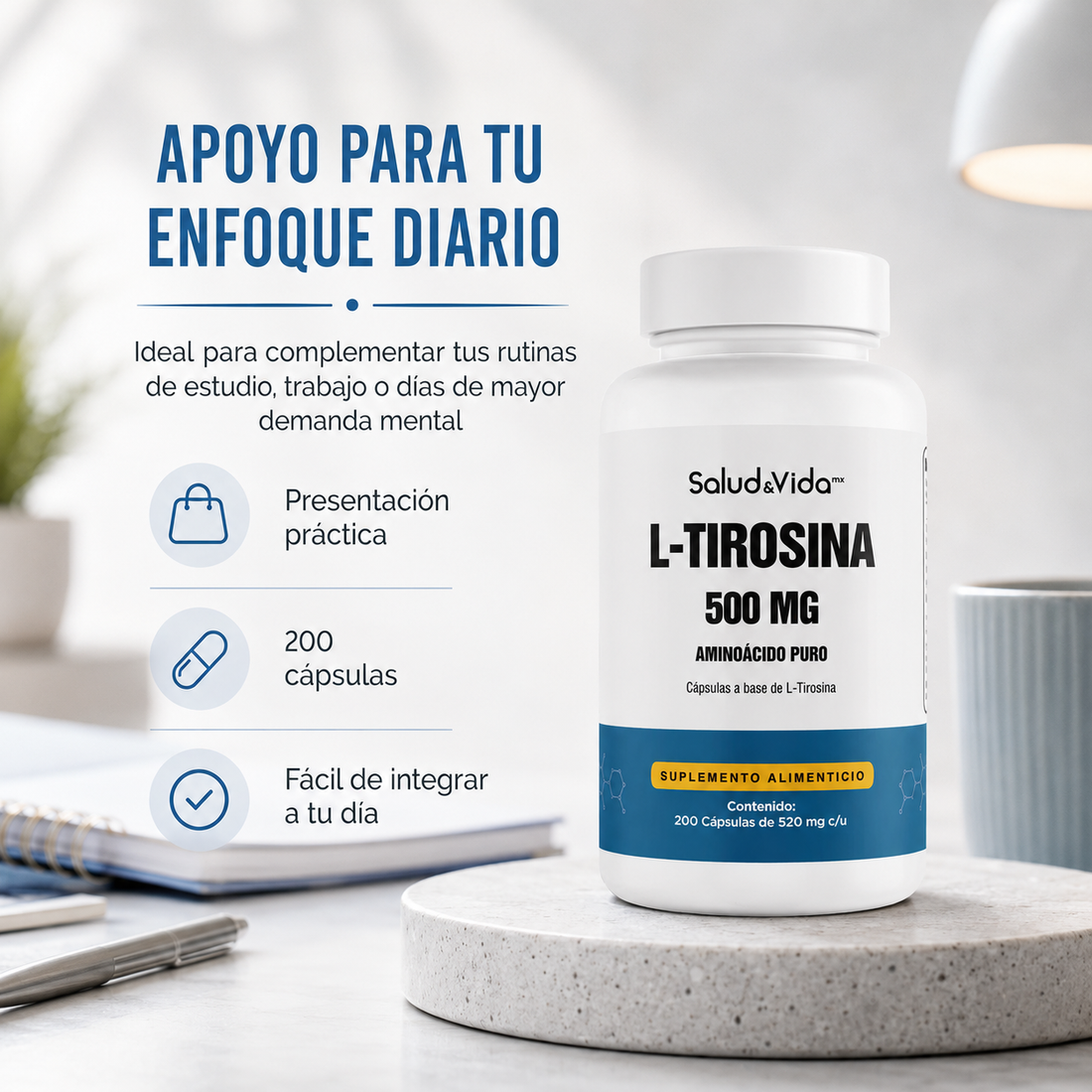 L-Tirosina 500mg