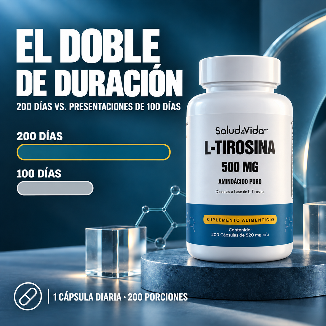 L-Tirosina 500mg