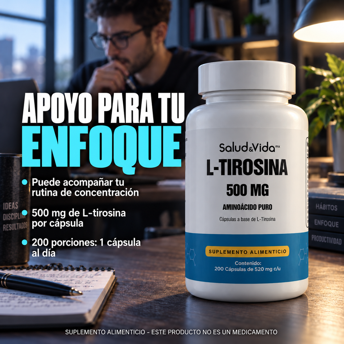 L-Tirosina 500mg