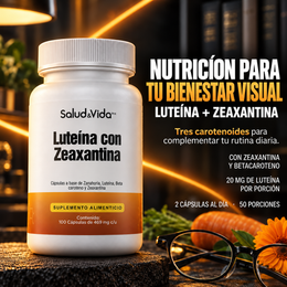 Luteína 20 mg Con Zeaxantina 800 mcg - Alta Concentración