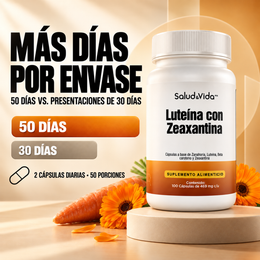 Luteína 20 mg Con Zeaxantina 800 mcg - Alta Concentración