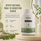 Moringa Oleifera 1500mg por Porción (3 Cápsulas)