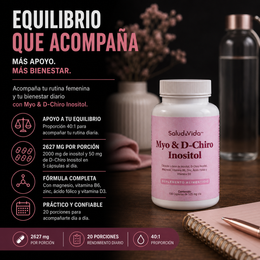 Myo & D-Chiro Inositol 2000mg + 50mg Por Porción