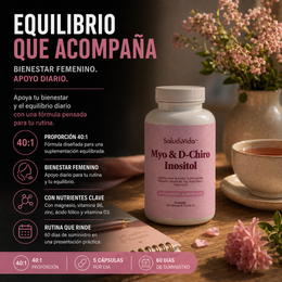 Myo & D-Chiro Inositol 2000mg + 50mg Por Porción
