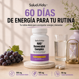 NAD + con Resveratrol Complex en Cápsulas