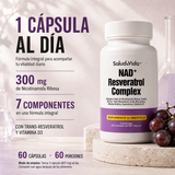 NAD + con Resveratrol Complex en Cápsulas