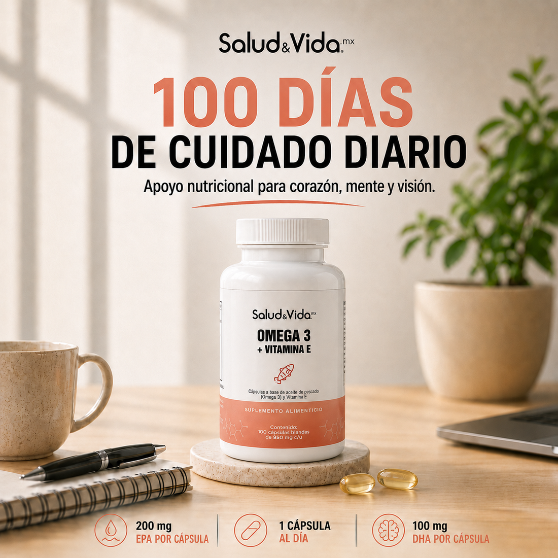 Omega 3 con vitamina E