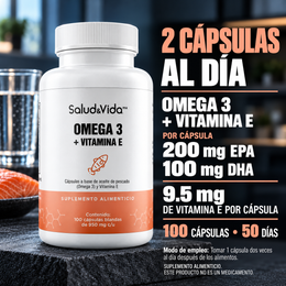 Omega 3 con vitamina E