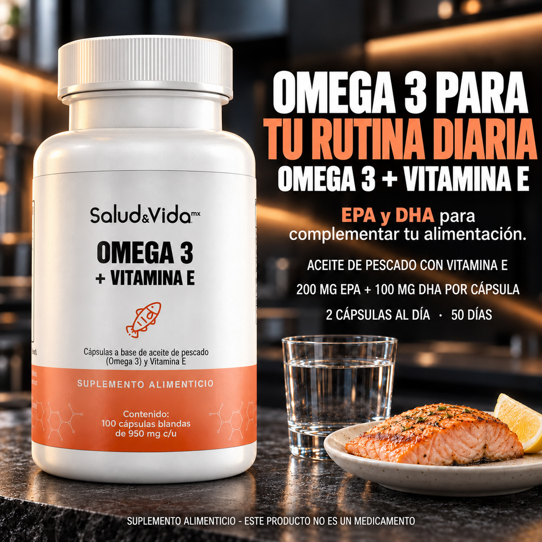 Omega 3 con vitamina E