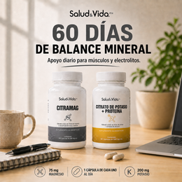 Citrapack - Citrato De Magnesio 100 Cápsulas Y Citrato De Potasio 60 Cápsulas - Pack