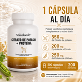 Citrato de Potasio 518mg (200mg de Potasio Elemental) + Proteína