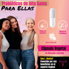 Probióticos para Mujer 16 cepas 50 Billones UFC 60 porciones
