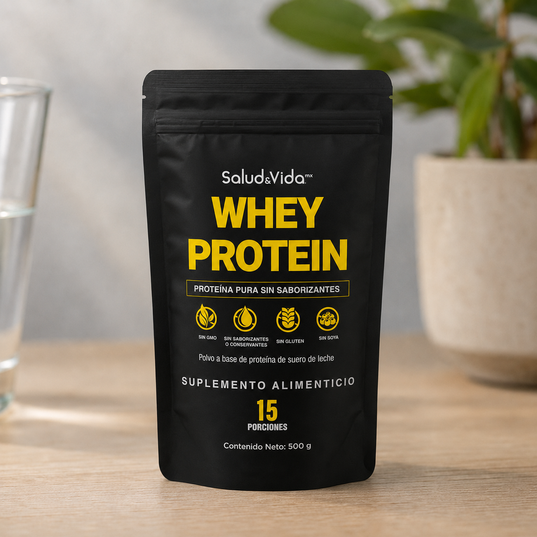 Proteína en Polvo Sin Sabor - Whey Protein