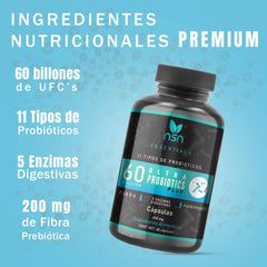 Ultra Probiotics Plus 11 cepas 60 Billones 60 cápsulas