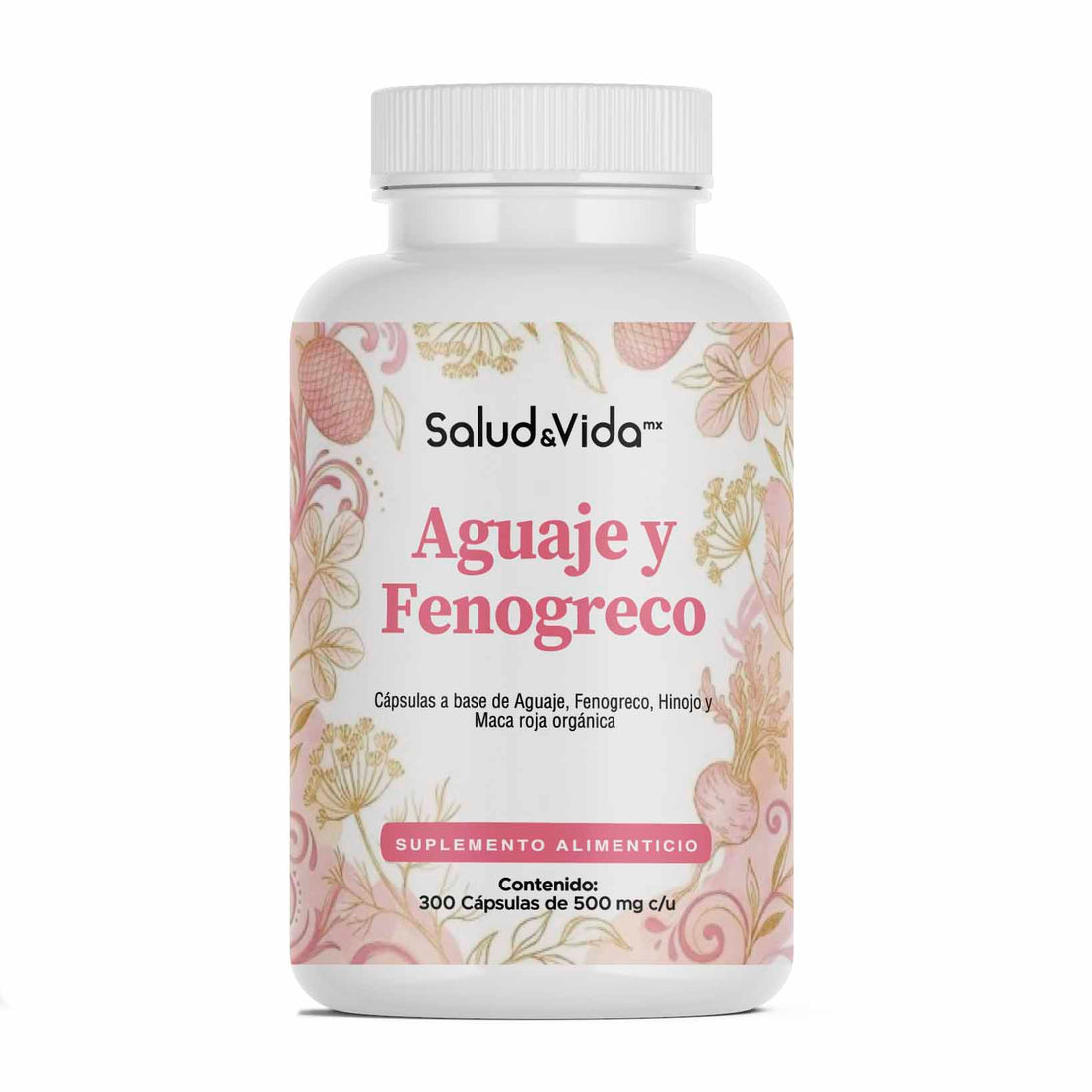 Aguaje y Fenogreco con Hinojo en Cápsulas