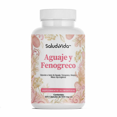 Aguaje y Fenogreco con Hinojo en Cápsulas