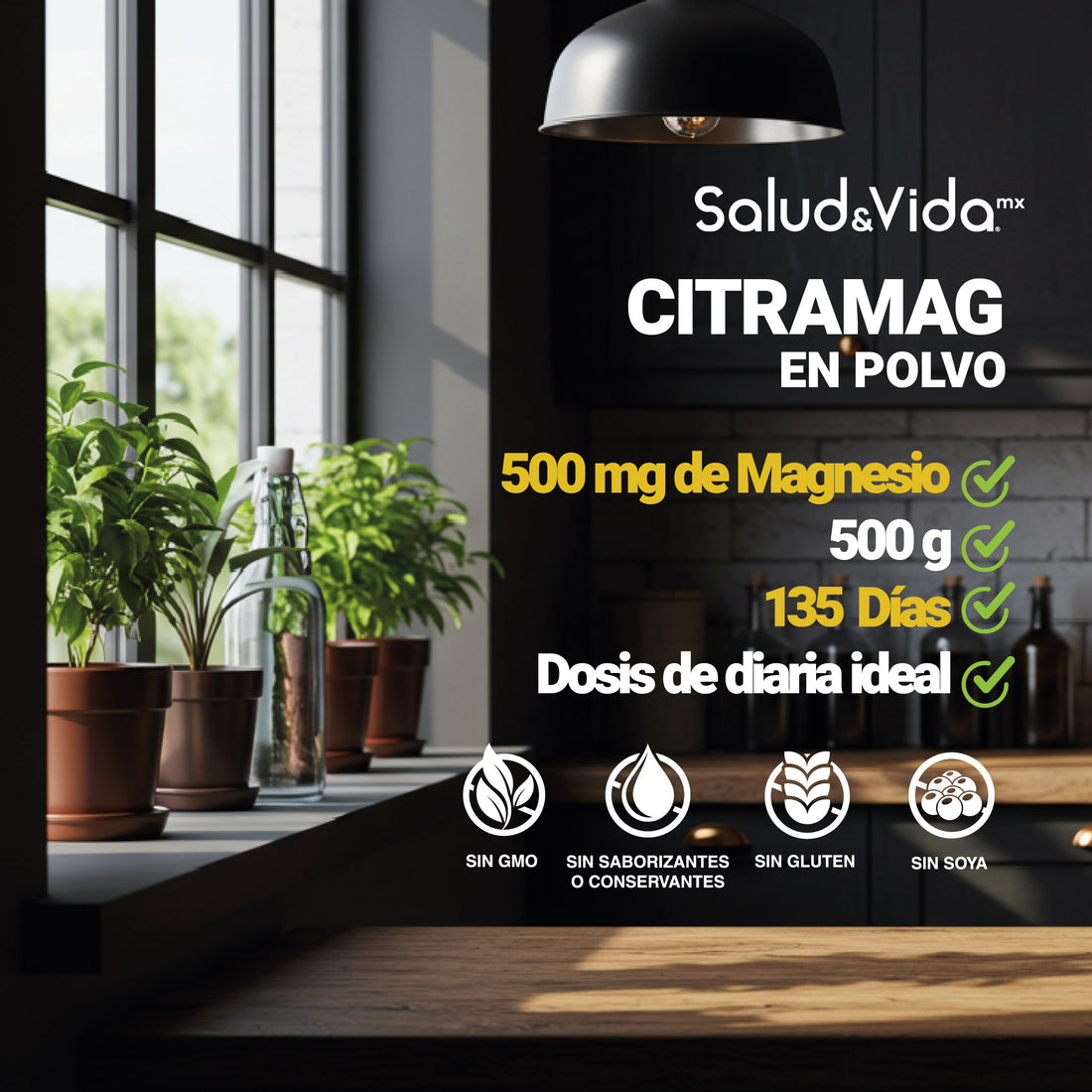 Citrato de Magnesio en Polvo