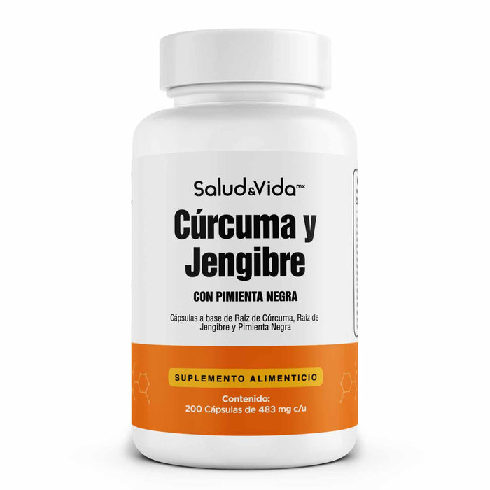 Cúrcuma, Jengibre y Pimienta Negra