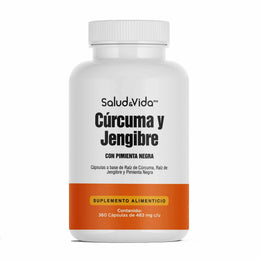 Cúrcuma, Jengibre y Pimienta Negra