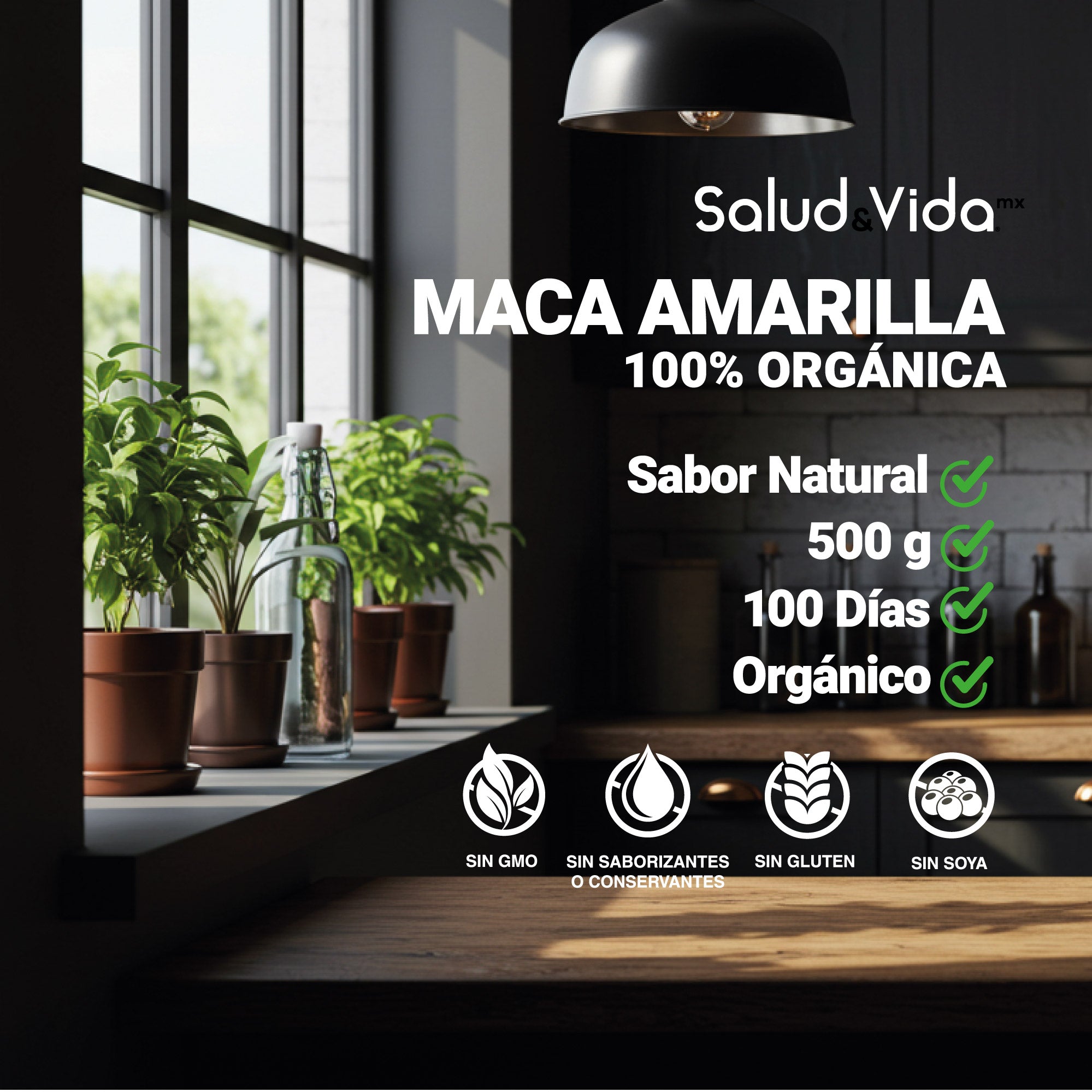 Maca Amarilla 100% Orgánica
