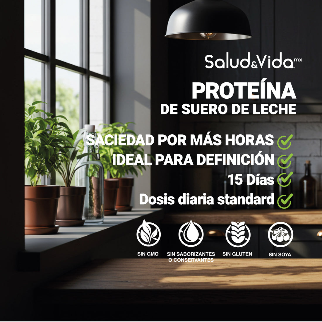 Proteína en Polvo Sin Sabor - Whey Protein