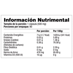 Vitamina D3 En Cápsulas