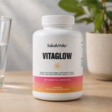 Vitaglow 500mg - Biotina, Colágeno, Ácido Hialurónico Y Queratina, con 18 Ingredientes activos