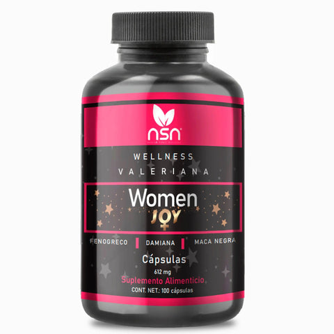 Women JoY (Valeriana, Fenogreco, Maca Negra y Damiana) 50 porciones