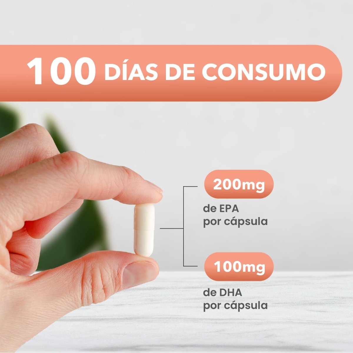 Aceite de Salmon 1400mg (Omega 3) + Vitamina E 100 cápsulas - SaludVida México