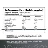 Ajo Negro 500mg - SaludVida México