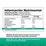 Alga Chlorella 200 Cápsulas Pared Rota y Orgánica - SaludVida México