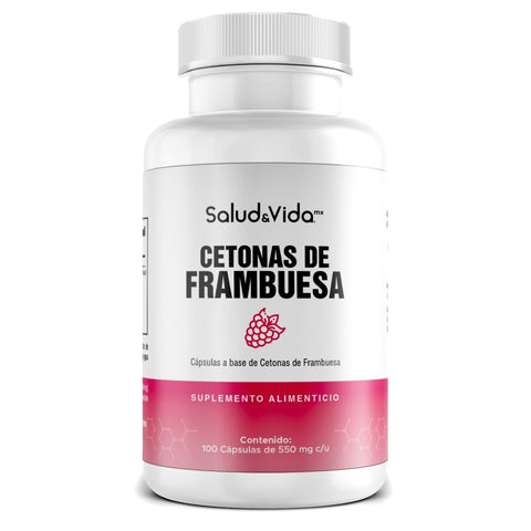 Cetonas de Frambuesa 100 Cápsulas - SaludVida México