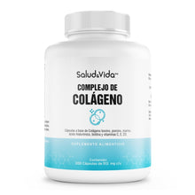 Complejo de Colágeno 513mg (Marino, Porcino y Bovino) Tipo 1, 2 y 3 + Ácido Hialurónico y Biotina