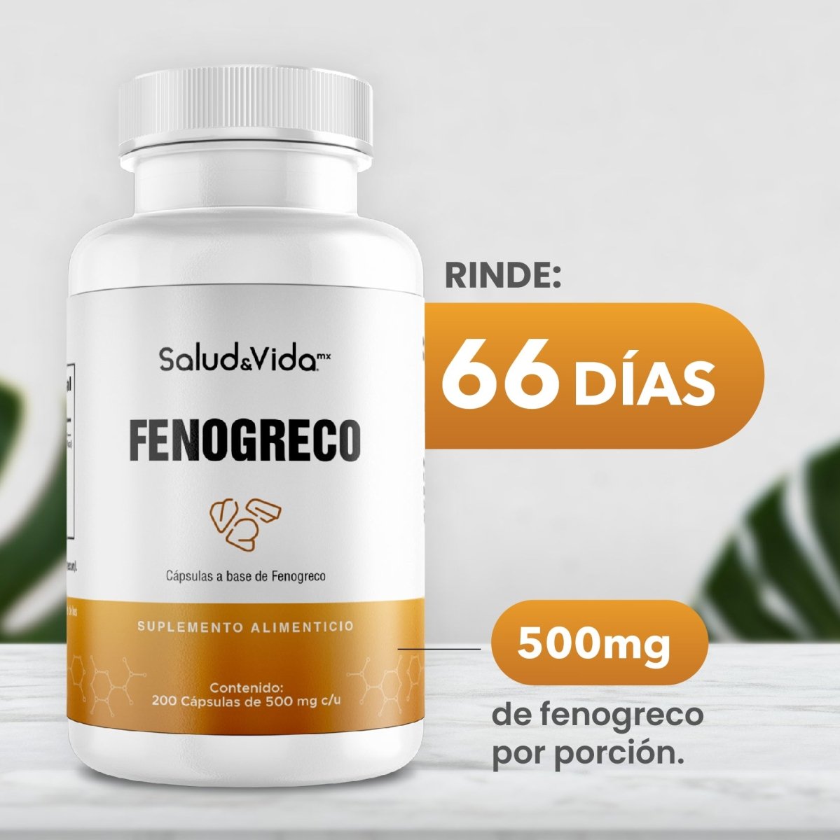 Fenogreco 500mg - SaludVida México